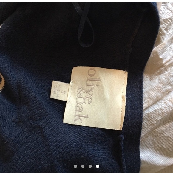 Olive&Oak striped button navy striped cardigan - Picture 4 of 4